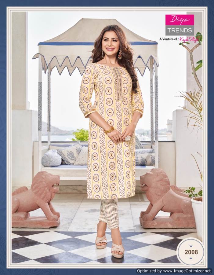 Celebration 2 Fancy Designer Ethnic Wear Rayon Kurti With Bottom Collection